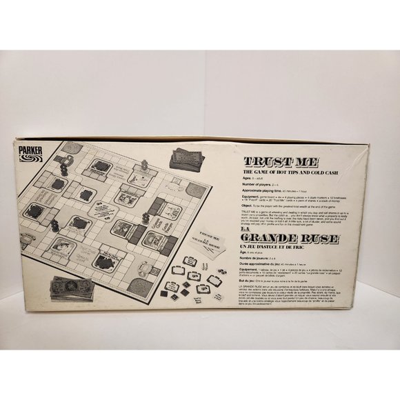 Trust Me Board Game by Parker Brothers- Vintage Board Game- Family Game Night - Picture 2 of 4